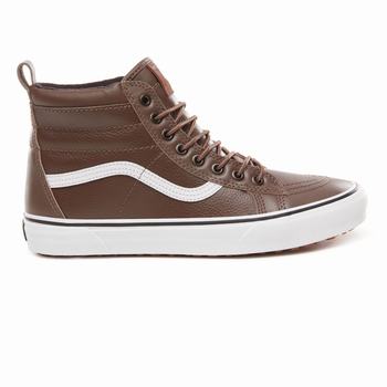 Vans Sk8-Hi Mte - Miesten Korkeavartiset tennarit - Rain Drum/Leather